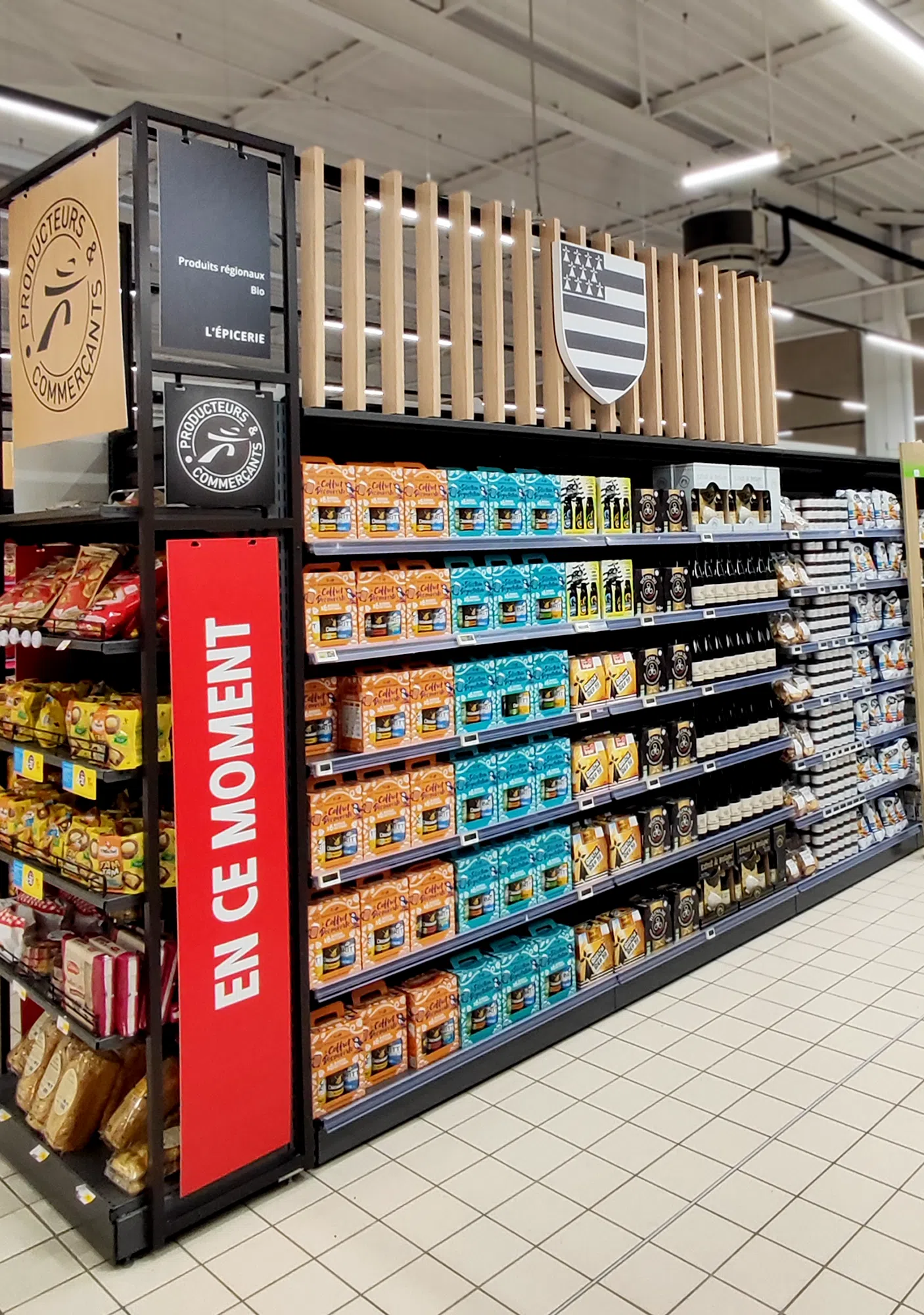 Mise en avant des rayons produits locaux