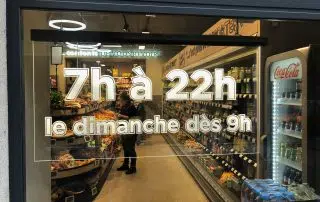 adhésifs pour vitrine